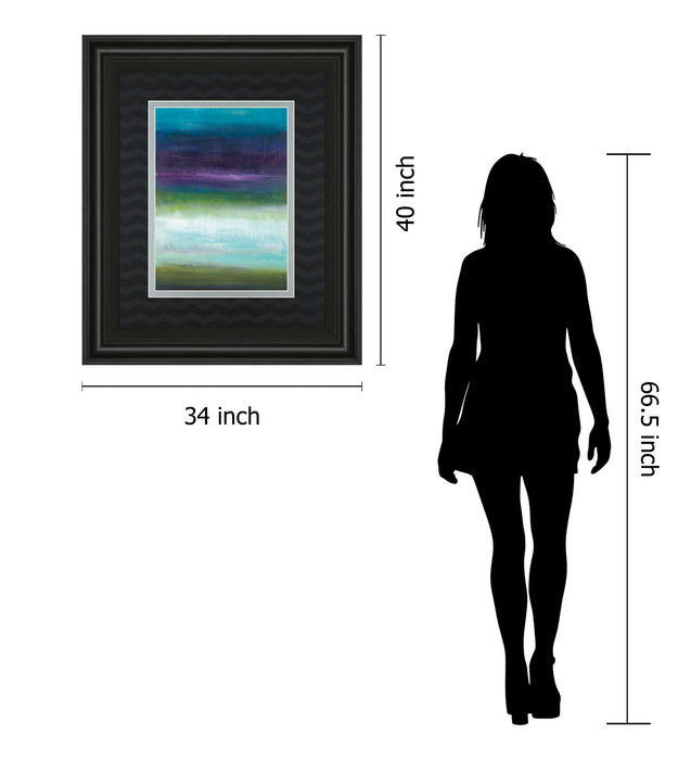 Midnight Mulberry By Wani Pasion - Framed Print Wall Art - Purple