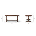 Whitmore - Trestle Dining Table - Dark Brown