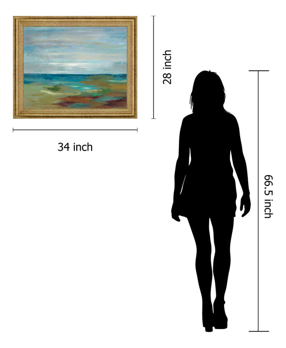 Tranquil Tides - 28" x 34" Framed Wall Art