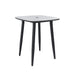 5 Piece Outdoor Bar Set With Table And Swivel Stools - Carbon / Ember Black