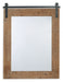 Lanie - Accent Mirror - Antique Brown