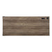 Zakwani - 48" Writing Desk With USB - Rustic Oak & Black