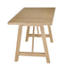 Delfina - 63" Rectangular Outdoor Dining Table, Seats 4 - Natural Eucalyptus
