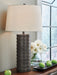 Neilett - Poly Table Lamp (Set of 2) - Antique Brown