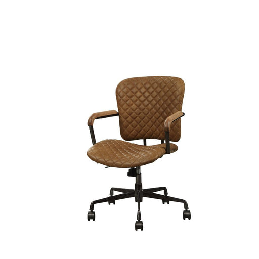 Josi - Executive Office Chair - Coffee Top Grain Leather Sacramento Furniture Store Furniture store in Sacramento