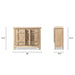 Rowan - 2 Door Accent Cabinet - Natural