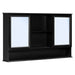 Wall Mounted Bathroom Medicine Cabinet With Double Mirrored Doors