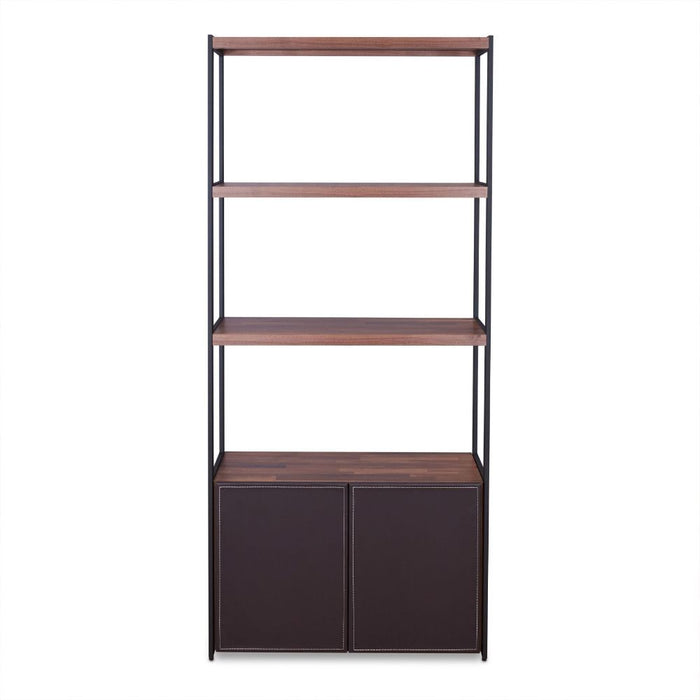 Sara - Bookshelf - Walnut & Sandy Black