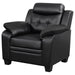 Finley - Tufted Upholstered Chair - Black Sacramento Furniture Store Furniture store in Sacramento