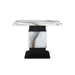 Sammi - Bar Table With And Pedestal Base - Black / White Print