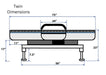 EZLift Sleep-To-Stand Bed authorized dealer Sacramento Furniture Store twin dimensions