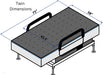 EZLift Sleep-To-Stand Bed twin dimensions 