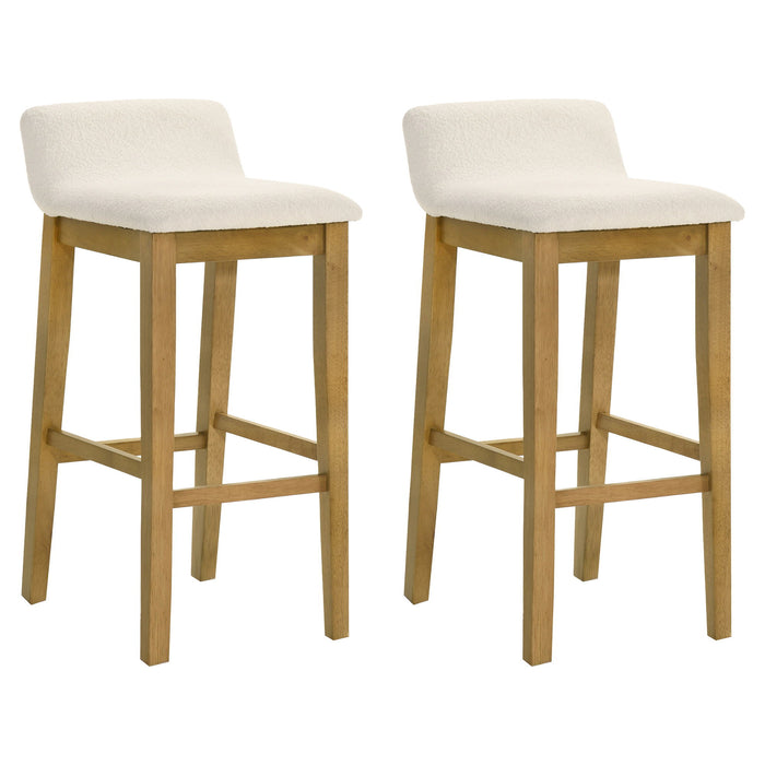 Annikah - Modern Transitional Wood Bar Height Kitchen Bar Stool