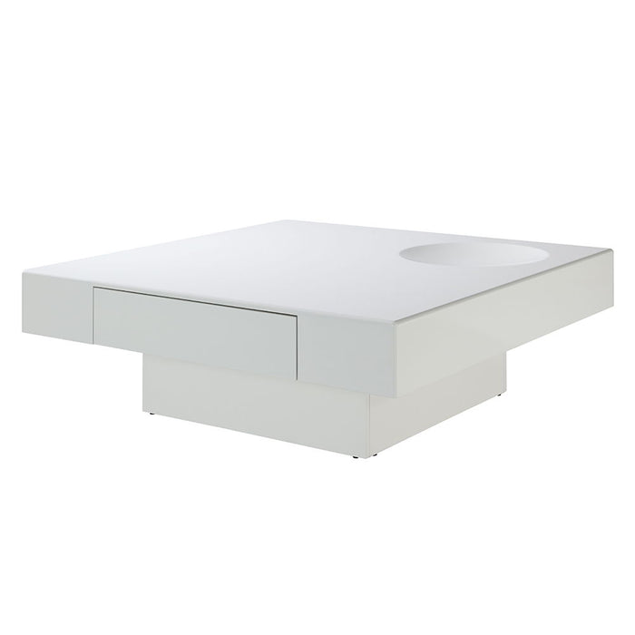 Khaim - Coffee Table - White High Gloss