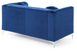 Stylish Sloped Arm Loveseat