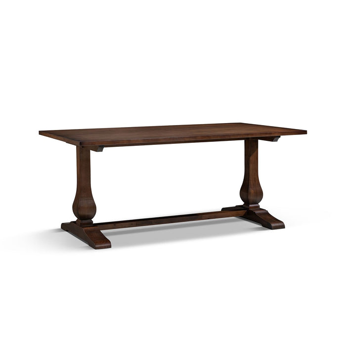 Whitmore - Trestle Dining Table - Dark Brown
