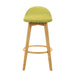 Vera - Upholstered Wood Counter Height Barstool