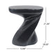 Twisted Sculptural Side Table Indoor / Outdoor