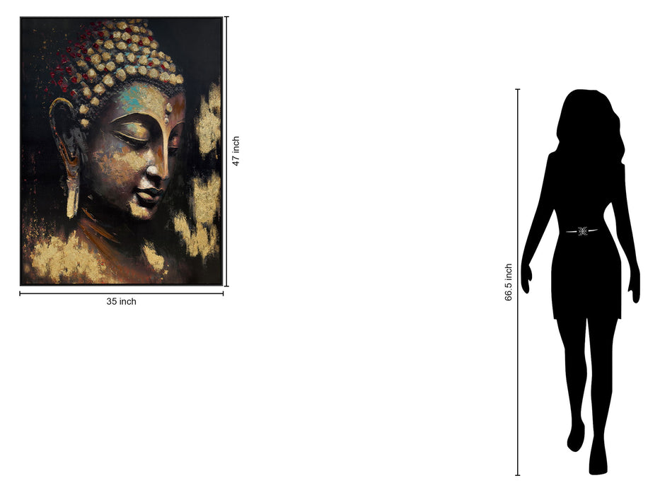 Buddha On Black - Black