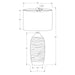 Lighting, Table Lamp, Resin, Modern - Gray / Cream