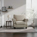Upholstered Accent Armchair With Turned Legs For Living Room