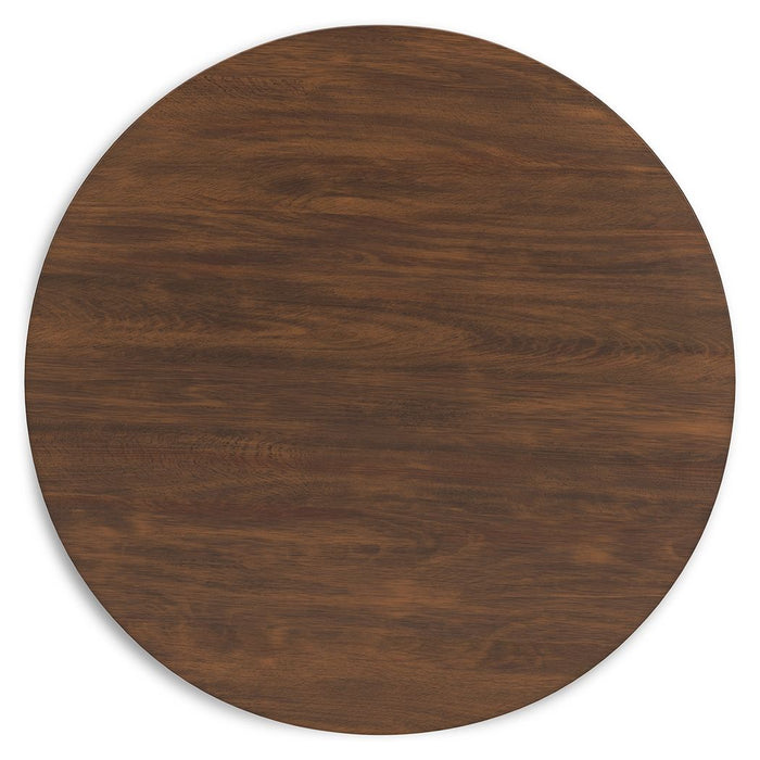 Lyncott - Brown - Round Dining Room Table Sacramento Furniture Store Furniture store in Sacramento