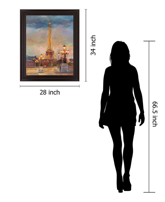 Parisian Lights - 28" x 34" Framed Wall Art
