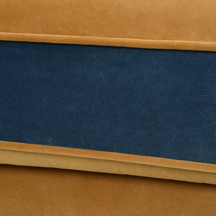 Anya - Boho Chic Wingback Accent Arm Chair - Floral / Leopard / Blue Teal / Yellow Gold