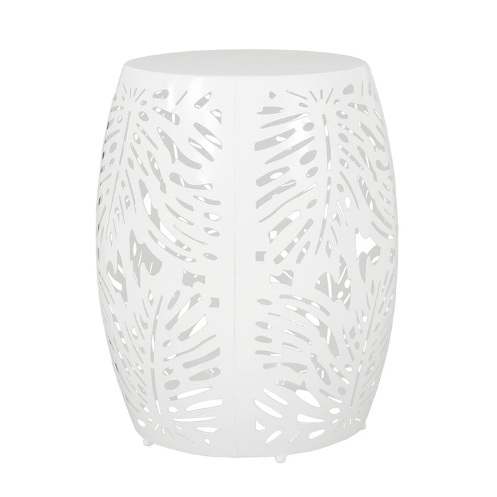 Modern Design Metal End Table, Large