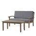 Outdoor Chat Set With Coffee Table And Loveseat