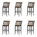 Telia - Upholstered Swivel Bar Height Barstool