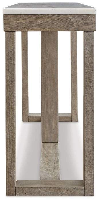 Loyaska - Brown/ivory - Sofa Table Sacramento Furniture Store Furniture store in Sacramento