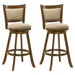 Aiden - Modern Farmhouse Swivel Wood Bar Height Kitchen Bar Stool