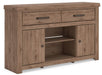 Garistyn - LG TV Stand With Fireplace Option
