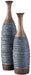 Blayze - Vase Set (Set of 2) - Antique Gray / Brown