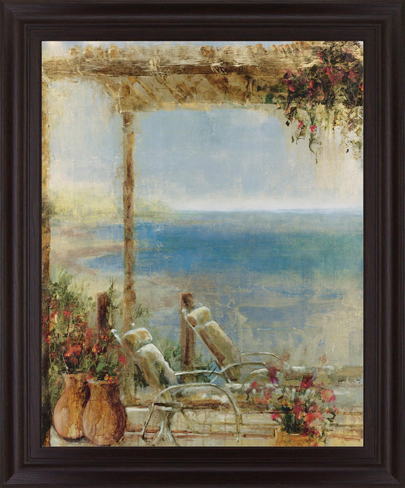 Coastal Retreat View - 28" x 34" Framed Wall Art