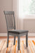 Shullden - 5 Pc. - Drop Leaf Table, 4 Side Chairs - Gray