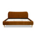 Roman - Curved Headboard Upholstered Platform Bed