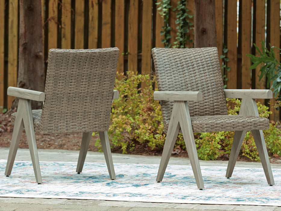 Cliff Trails - Arm Chair (Set of 2) - Beige