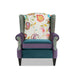 Anya - Boho Chic Wingback Accent Arm Chair