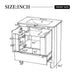 Softened Modern Bathroom Vanity With Sink