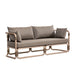 Baja - 4-Piece Outdoor Conversation Set With Cushions - Brown Eucalyptus