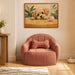 Louie - Dog Sofa Bed With Bone Pillow - Orange