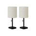 Lighting, Table Lamp, USB Port Included, Nickel, Contemporary (Set of 2)