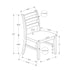 Dining Chair, Dining Room, Side, Upholstered, Transitional (Set of 2) - Black