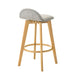 Vera - Upholstered Wood Counter Height Barstool