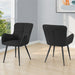 Dining Chair For Kitchen (Set of 2) - Black