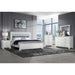 Soulmarie - Bed With LED Lighting And Padded Headboard