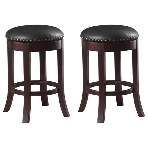 Aboushi - Backless Stools with Upholstered Seat (Set of 2) Sacramento Furniture Store Furniture store in Sacramento