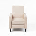 Upholstered Push Back Recliner Chair For Living Room
